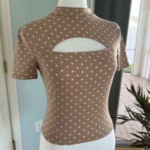 Guess polka dot top. Size XS.